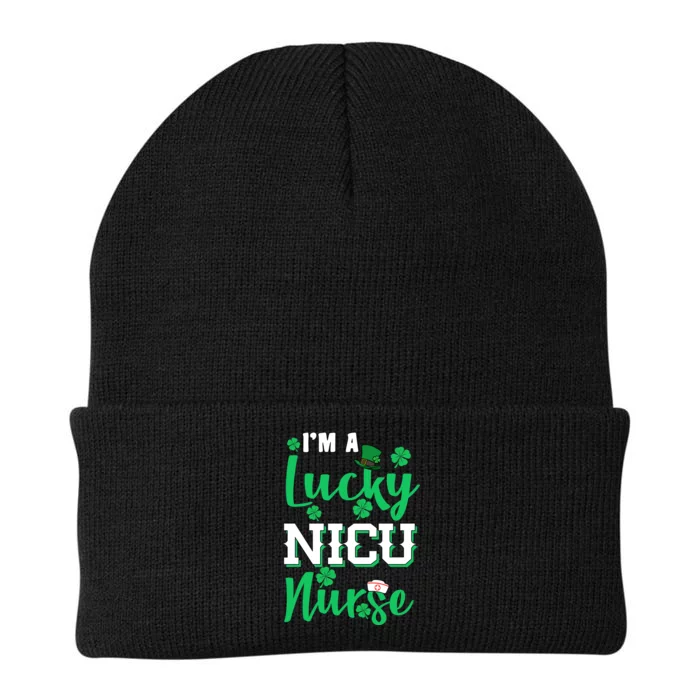 I'm A Lucky Nicu Nurse St Patrick's Day Knit Cap Winter Beanie