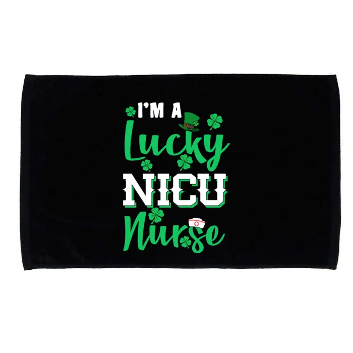 I'm A Lucky Nicu Nurse St Patrick's Day Microfiber Hand Towel