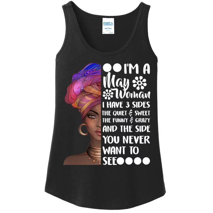 I'm A May Woman Cute Birthday Ladies Essential Tank