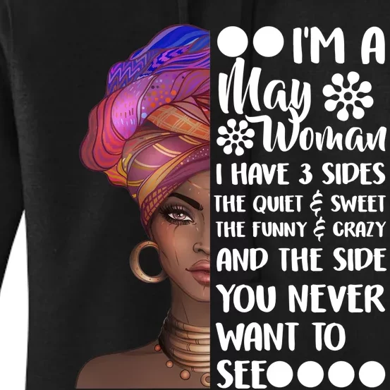 I'm A May Woman Cute Birthday Women's Pullover Hoodie