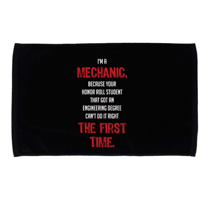 I'm A Mechanic Microfiber Hand Towel