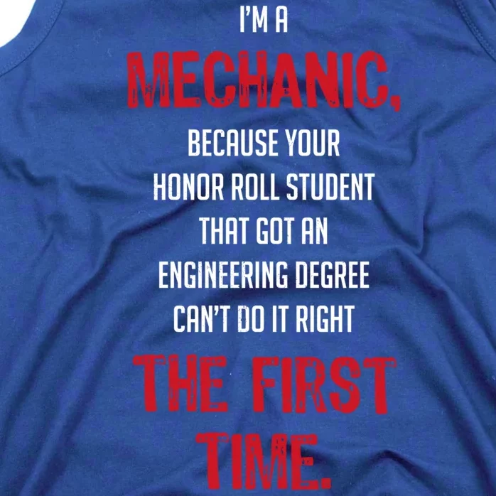 I'm A Mechanic Tank Top