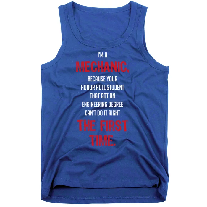 I'm A Mechanic Tank Top