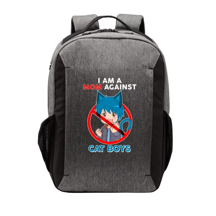 I'm A Mom Against Cat Boys Anime Cat Boys Vector Backpack