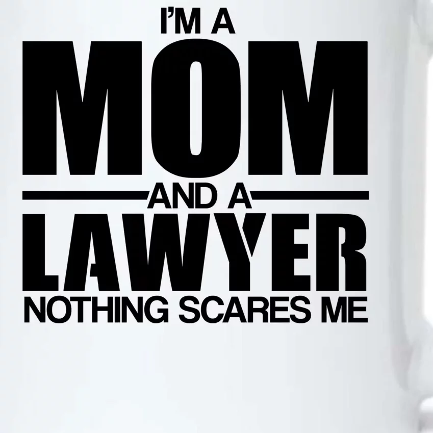 I'm A Mom And Layer Nothing Scares Me Black Color Changing Mug