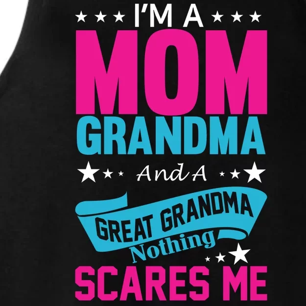 I'm A Mom Grandma And A Great Grandma Funny Ladies Tri-Blend Wicking Tank