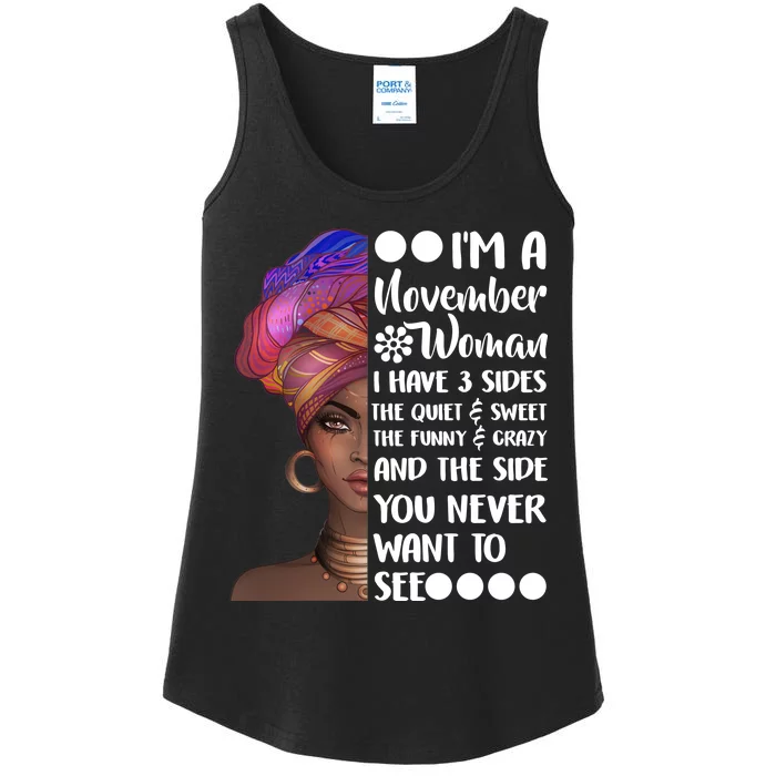 I'm A November Woman Cute Birthday Ladies Essential Tank