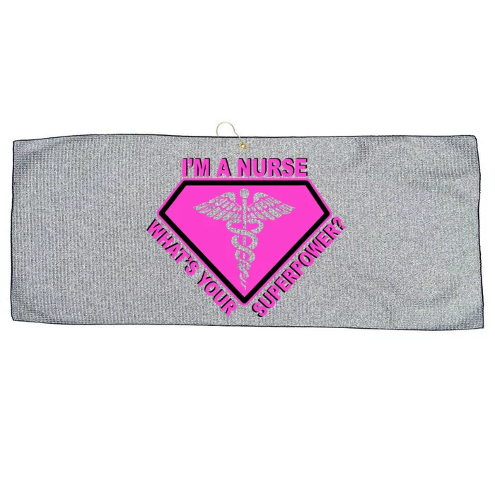 I'm A Nurse What's Your Superpower Large Microfiber Waffle Golf Towel