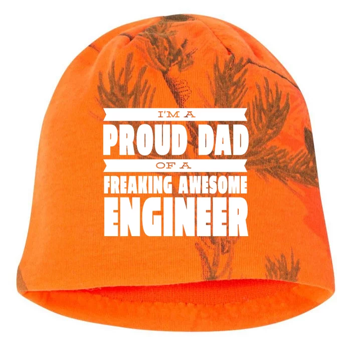 I'm A Proud Dad Of A Freaking Awesome Engineer Kati - Camo Knit Beanie