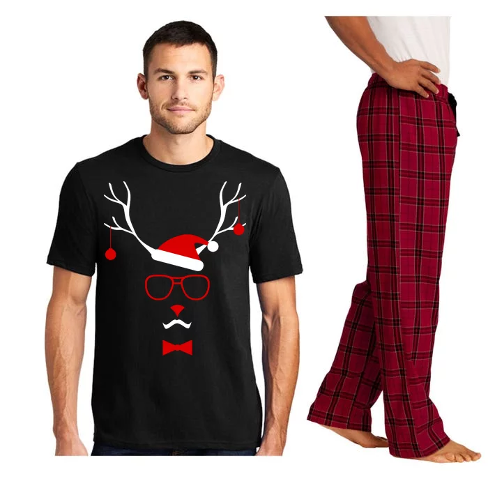 I'm A Reindeer Santa Hat Antlers Pajama Set