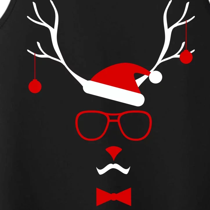 I'm A Reindeer Santa Hat Antlers Performance Tank