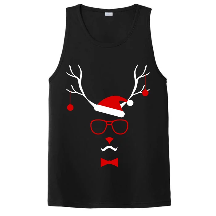 I'm A Reindeer Santa Hat Antlers Performance Tank