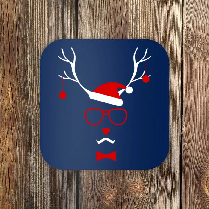 I'm A Reindeer Santa Hat Antlers Coaster