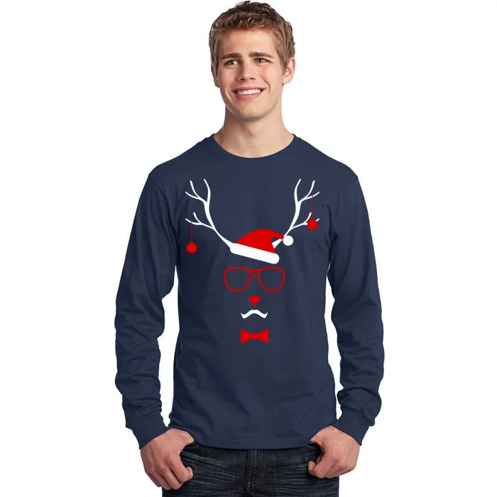 I'm A Reindeer Santa Hat Antlers Tall Long Sleeve T-Shirt