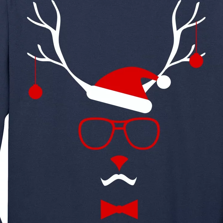 I'm A Reindeer Santa Hat Antlers Tall Long Sleeve T-Shirt