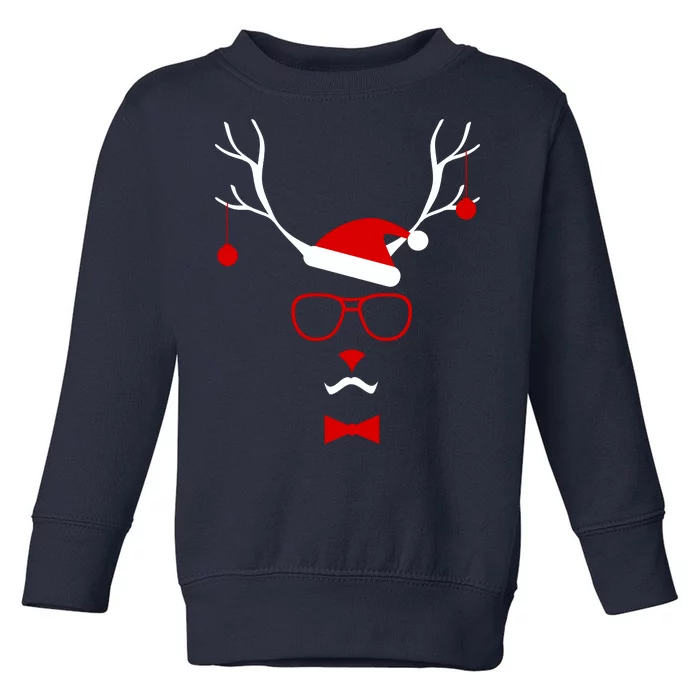 I'm A Reindeer Santa Hat Antlers Toddler Sweatshirt