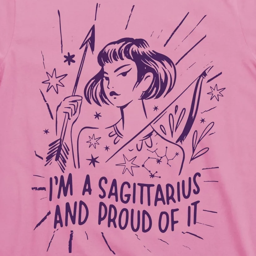 I'm A Sagittarius And Proud Of It Zodiac Birthday T-Shirt