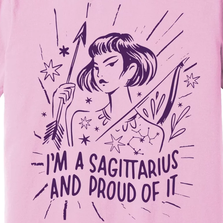 I'm A Sagittarius And Proud Of It Zodiac Birthday Premium T-Shirt