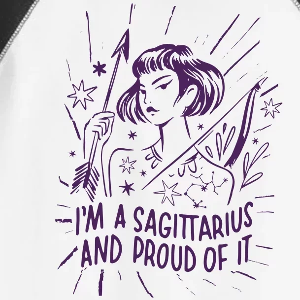 I'm A Sagittarius And Proud Of It Zodiac Birthday Toddler Fine Jersey T-Shirt