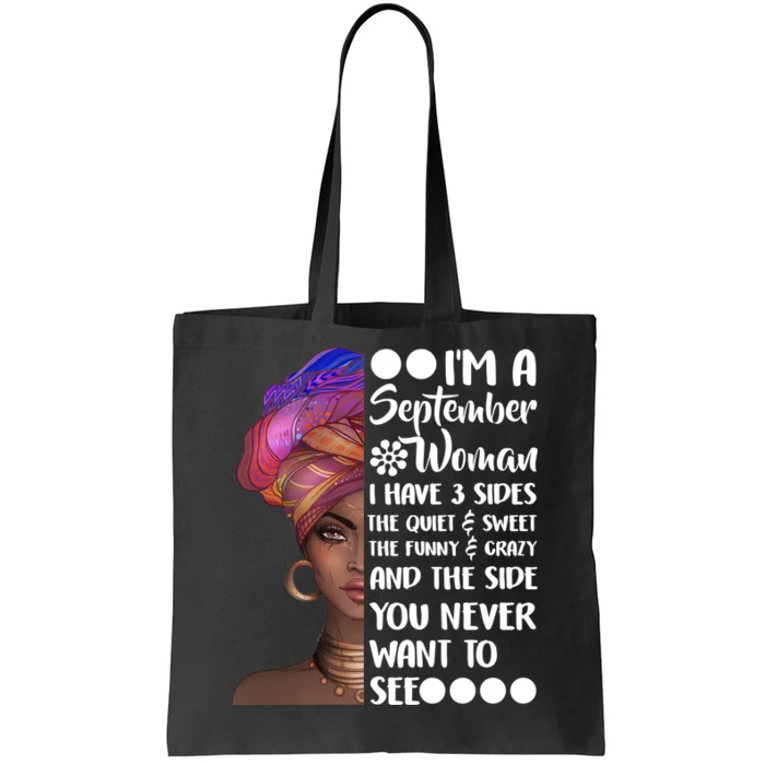 I'm a September Woman Tote Bag