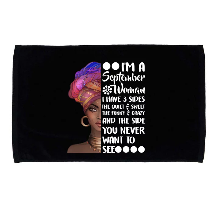 I'm a September Woman Microfiber Hand Towel