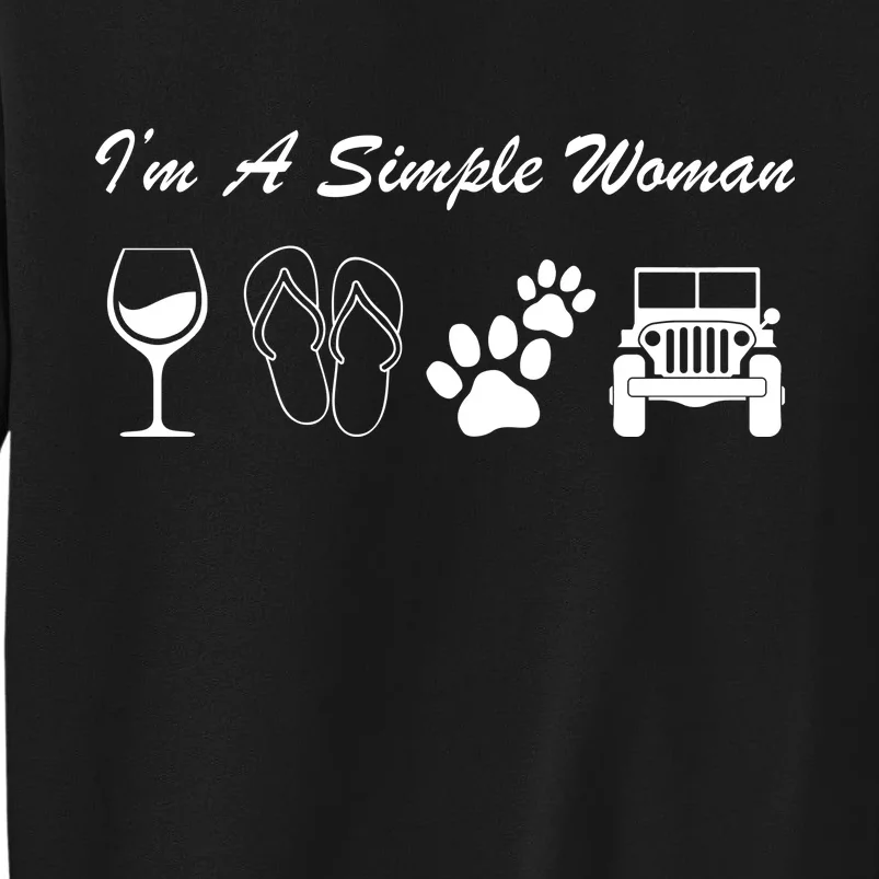 I'm A Simple Woman Living A Simple Life Sweatshirt