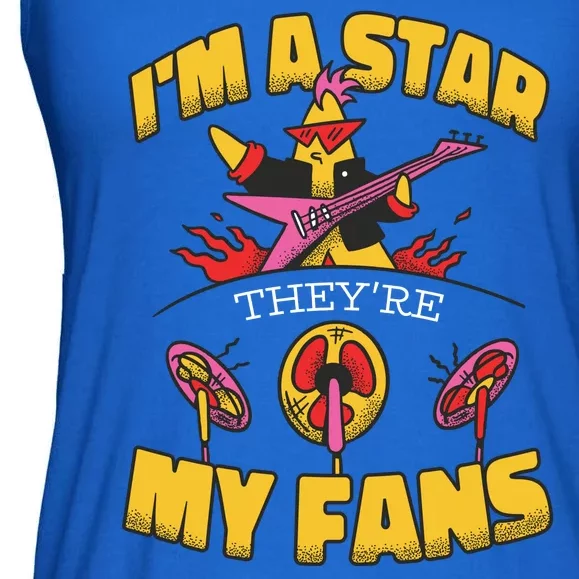 I'm A Star They're My Fans TV Show Spoof Ladies Essential Flowy Tank