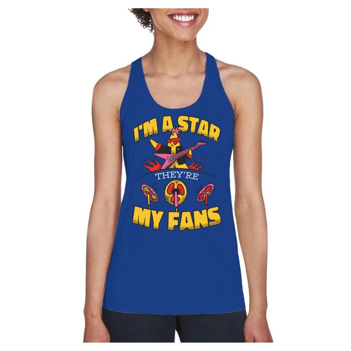 I'm A Star They're My Fans TV Show Spoof Women's Racerback Tank