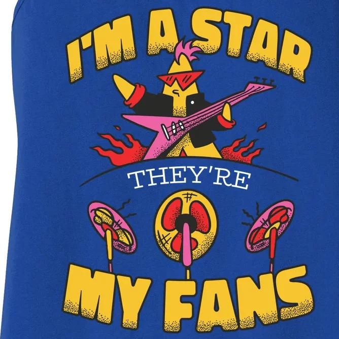 I'm A Star They're My Fans TV Show Spoof Women's Racerback Tank