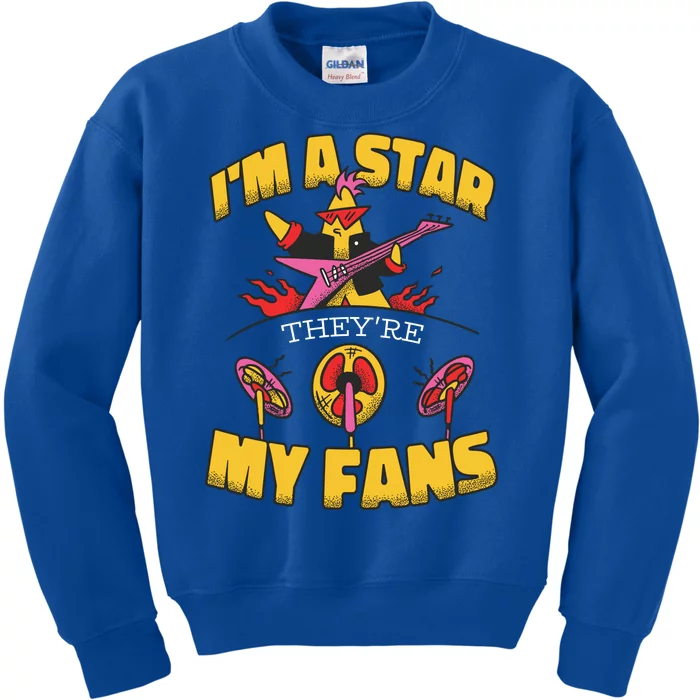 I'm A Star They're My Fans TV Show Spoof Kids Sweatshirt