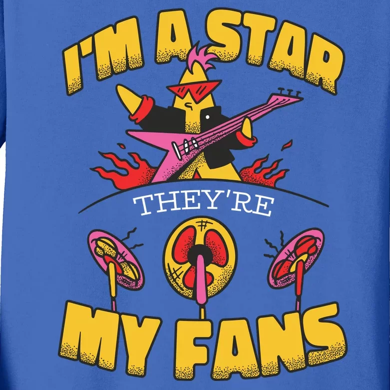 I'm A Star They're My Fans TV Show Spoof Kids Long Sleeve Shirt