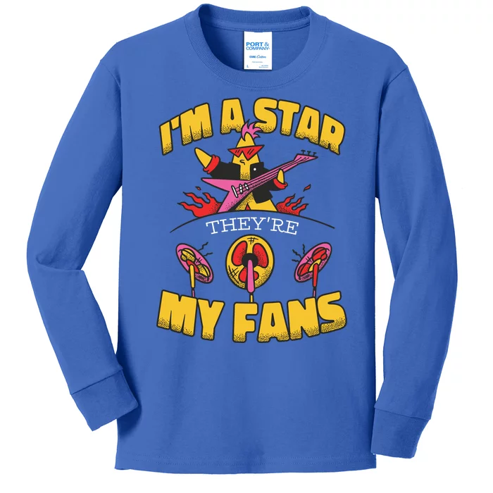 I'm A Star They're My Fans TV Show Spoof Kids Long Sleeve Shirt