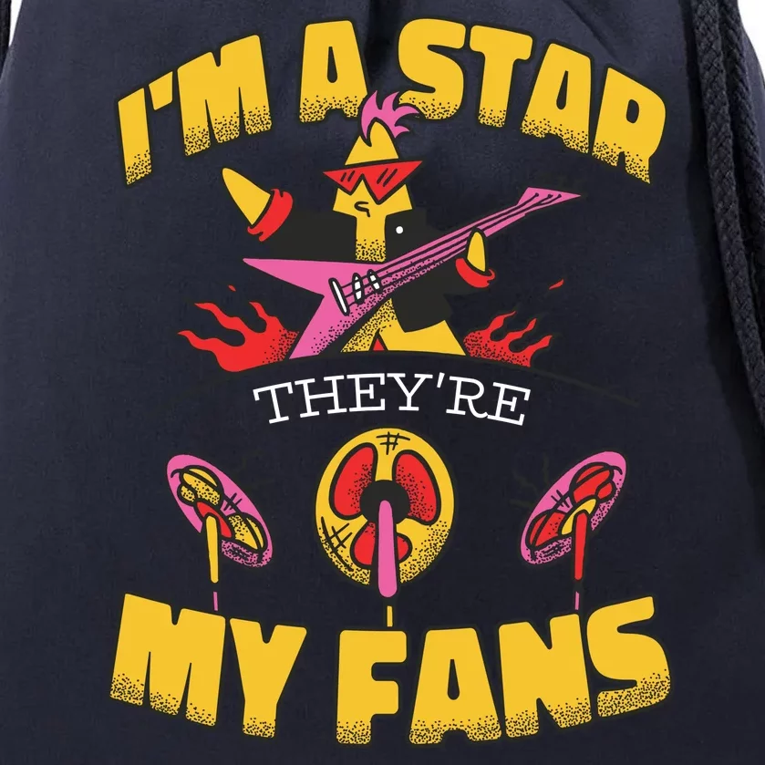 I'm A Star They're My Fans TV Show Spoof Drawstring Bag