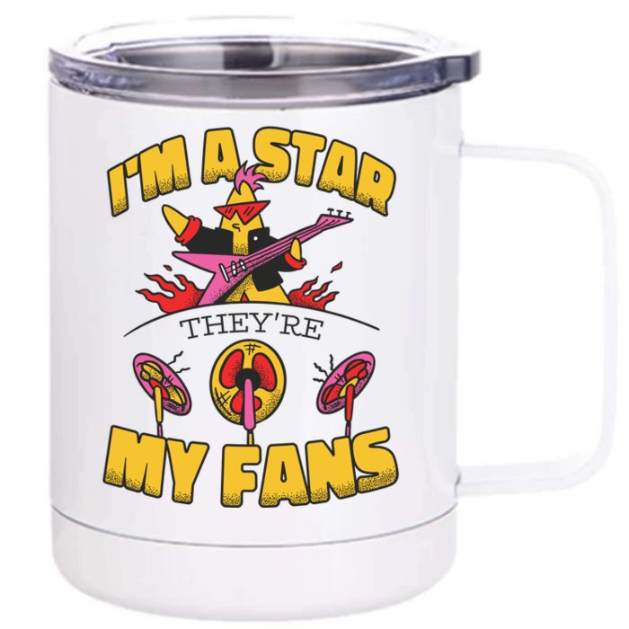 I'm A Star They're My Fans TV Show Spoof Front & Back 12oz Stainless Steel Tumbler Cup