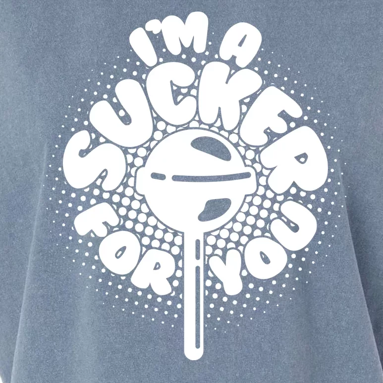 I'm A Sucker For You Garment-Dyed Women's Muscle Tee