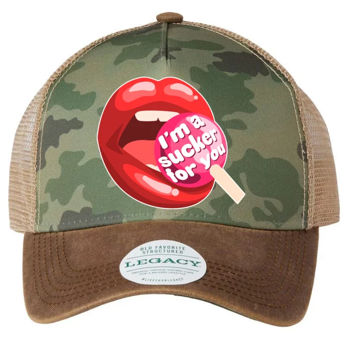 I'm A Sucker For You Funny Legacy Tie Dye Trucker Hat