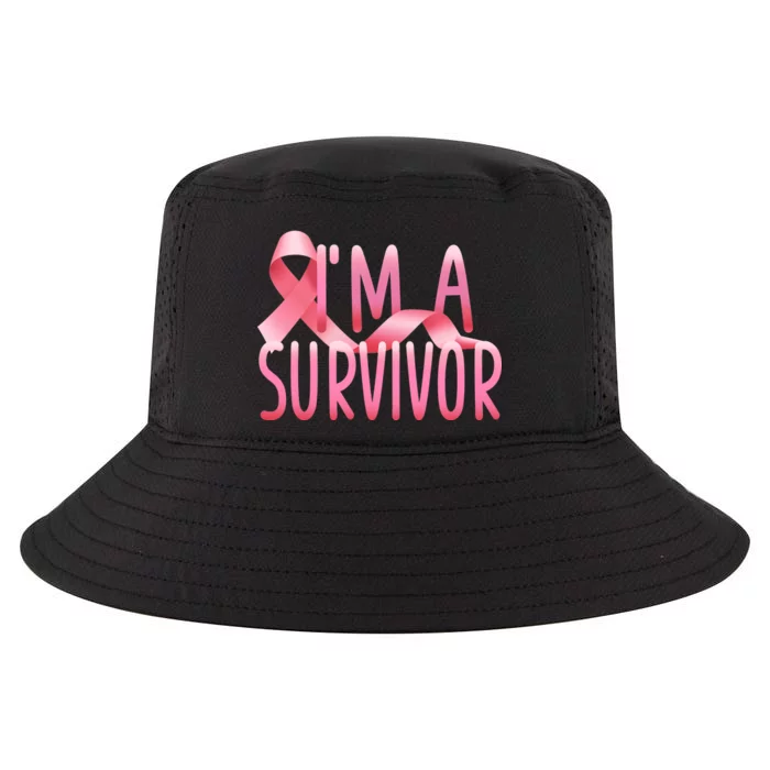 I'm a Survivor Breast Cancer Awareness Cool Comfort Performance Bucket Hat