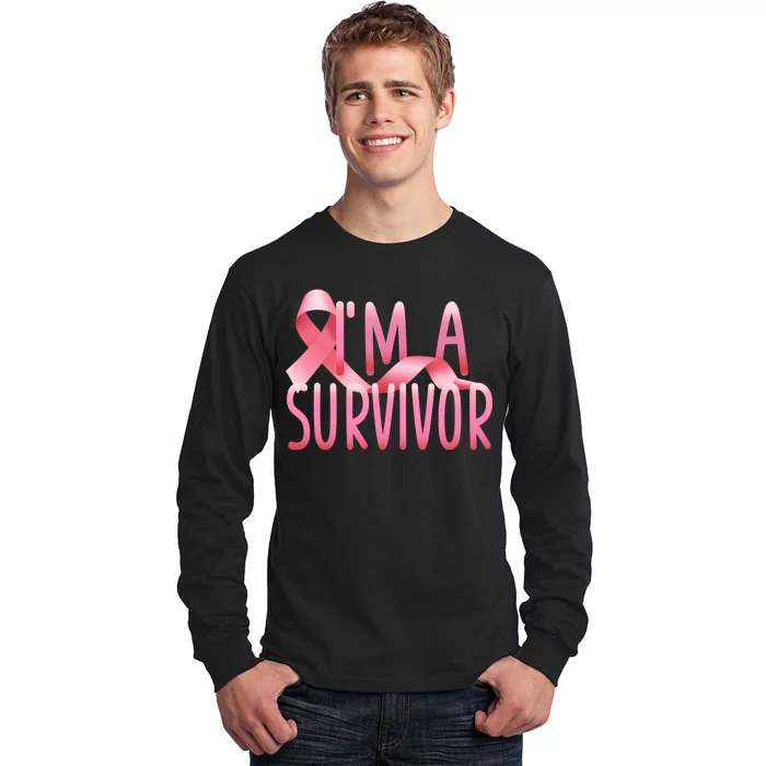 I'm A Survivor Breast Cancer Awareness Long Sleeve Shirt