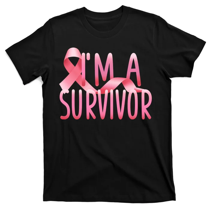 I'm a Survivor Breast Cancer Awareness T-Shirt