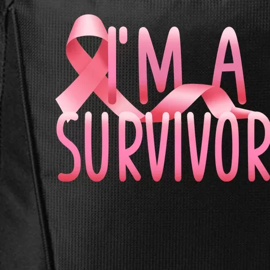 I'm a Survivor Breast Cancer Awareness City Backpack