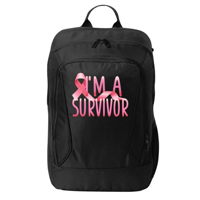 I'm a Survivor Breast Cancer Awareness City Backpack