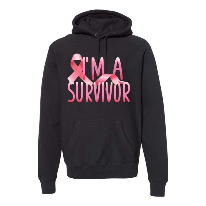 I'm a Survivor Breast Cancer Awareness Premium Hoodie