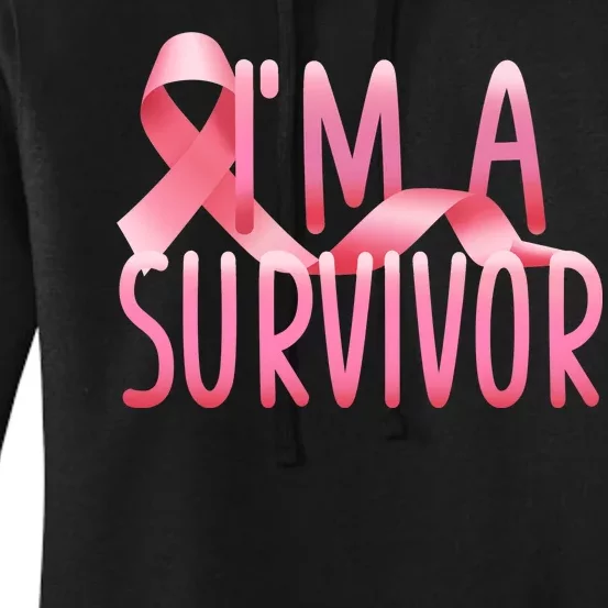 I'm a Survivor Breast Cancer Awareness Women's Pullover Hoodie