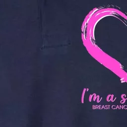 I'm a Survivor Breast Cancer Awareness Butterfly Heart Softstyle Adult Sport Polo