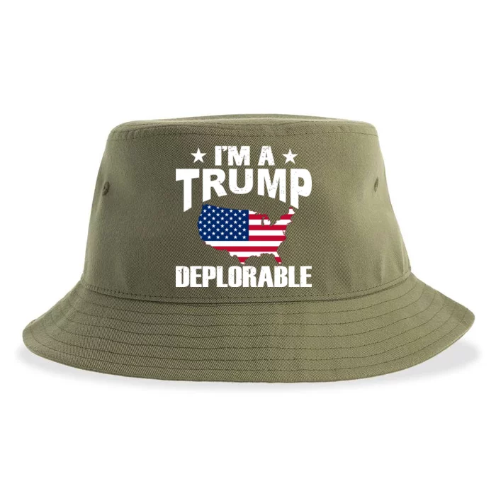 I'm A Trump Deplorable Sustainable Bucket Hat