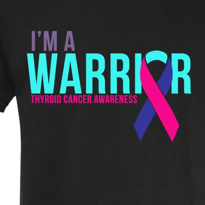 I'm a Warrior Thyroid Cancer Awareness Garment-Dyed Heavyweight T-Shirt