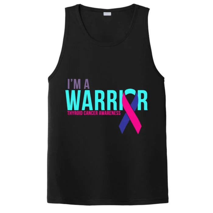 I'm a Warrior Thyroid Cancer Awareness Performance Tank