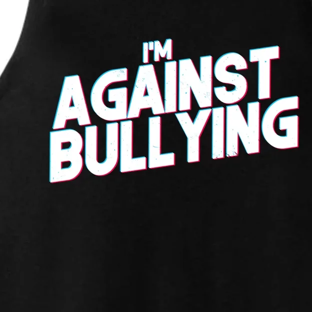 I'm Against Bullying Spirit Day Ladies Tri-Blend Wicking Tank