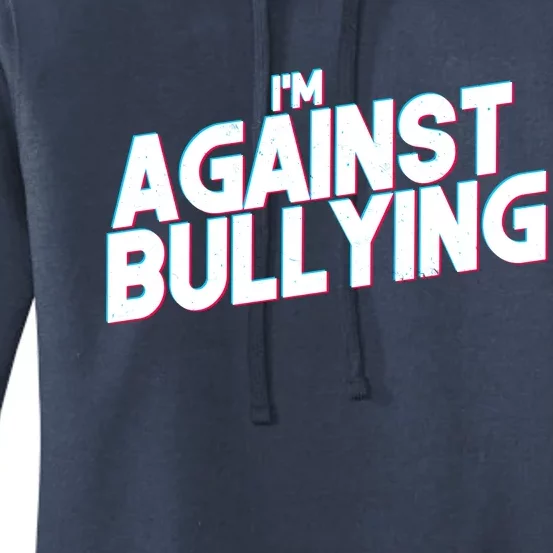 I'm Against Bullying Spirit Day Women's Pullover Hoodie