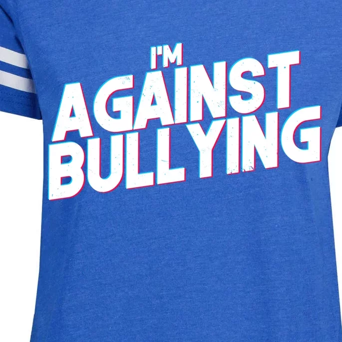 I'm Against Bullying Spirit Day Enza Ladies Jersey Football T-Shirt